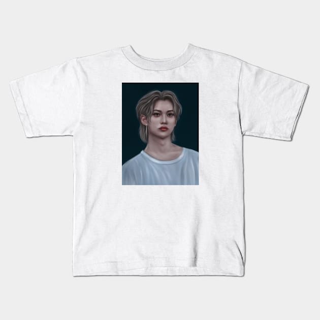 Lee Felix Sunshine Kids T-Shirt by noirglare